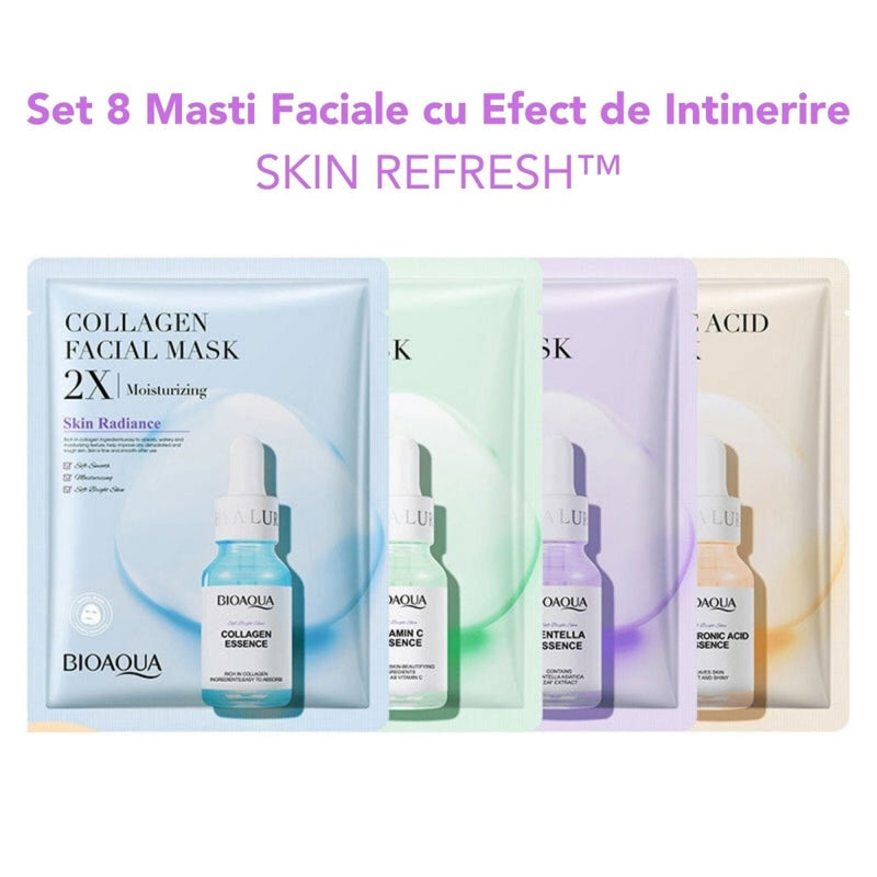 Set 8 Masti Faciale cu Efect de Intinerire SKIN REFRESH™