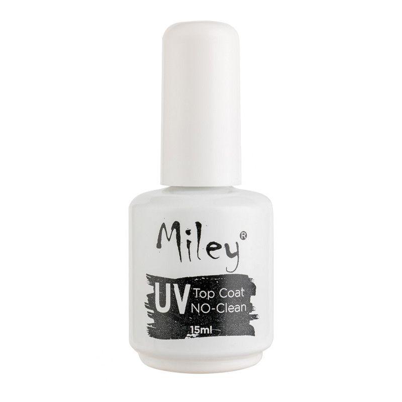 Top Coat fara degresare pentru Oja Semipermanenta Miley 15 ml